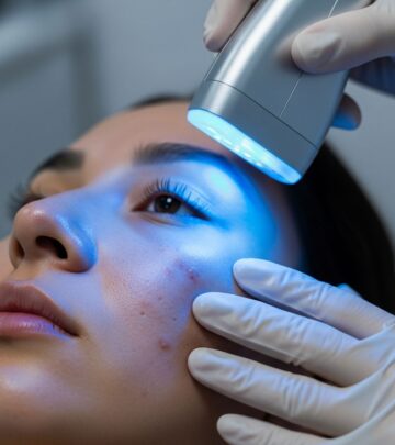 Non-invasive blue light therapy targets acne bacteria, offering a safe alternative for mild to moderate acne management.
