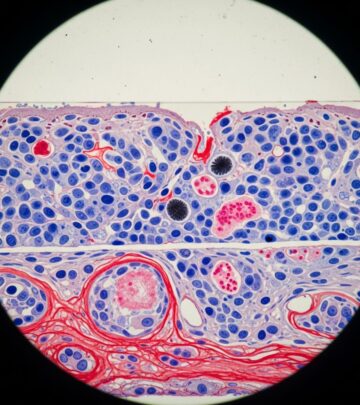 Master diagnostic techniques: immunofluorescence, electron microscopy, and molecular testing in skin pathology.